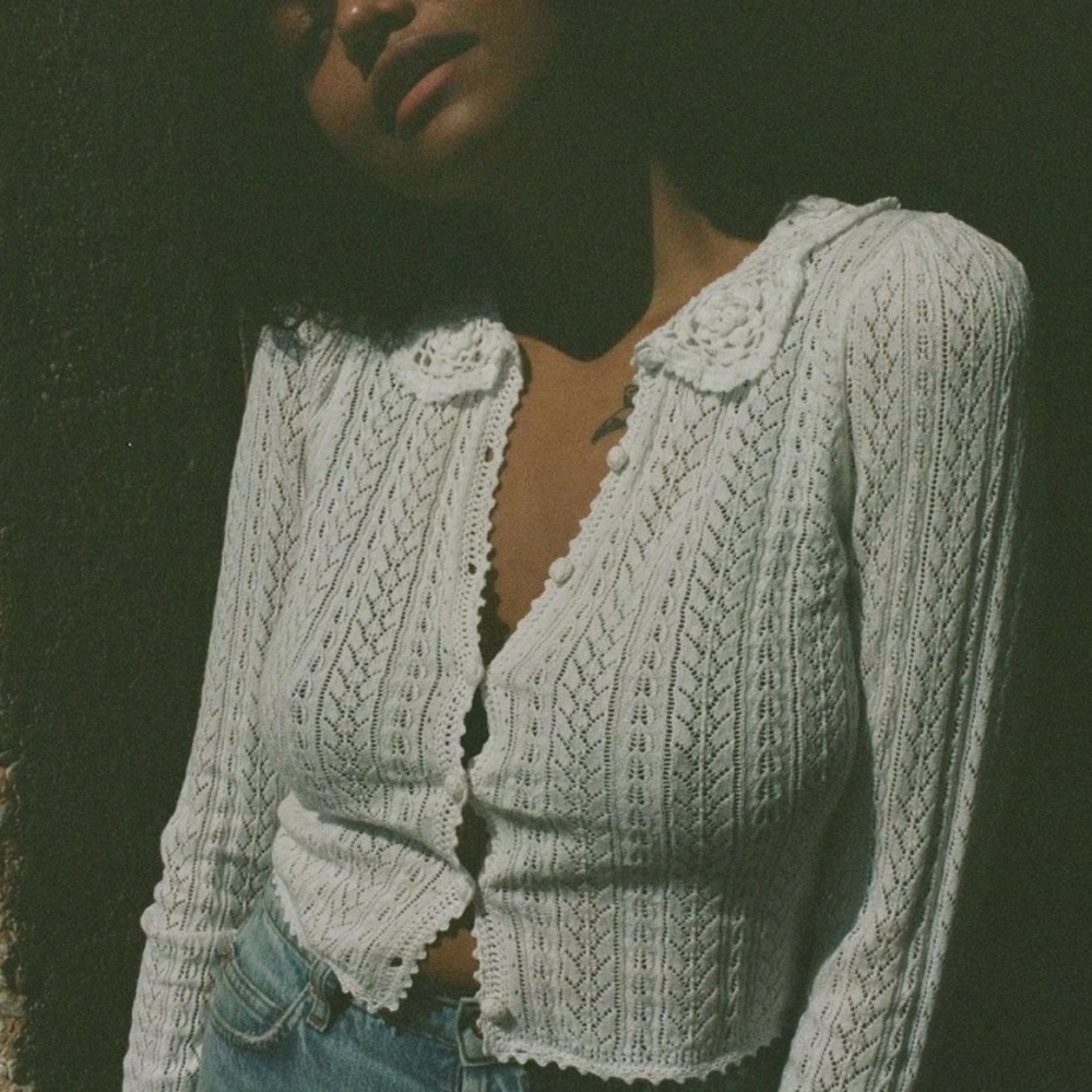 Doen Martina Crochet Cardigan